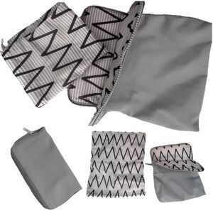 Lululemon Zipped Pouch w/ Liner Bag Gym Travel Yoga